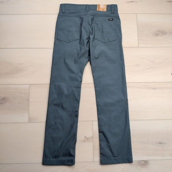 PrAna Brion Pants Mens 28x29 Blue Straight Leg Nylong Stretch Outdoors Hiking - Picture 6 of 15